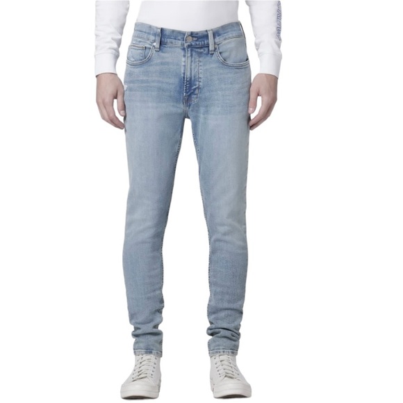 Hudson 28x30 Zack Skinny Men’s Jeans Stretch Light Wash